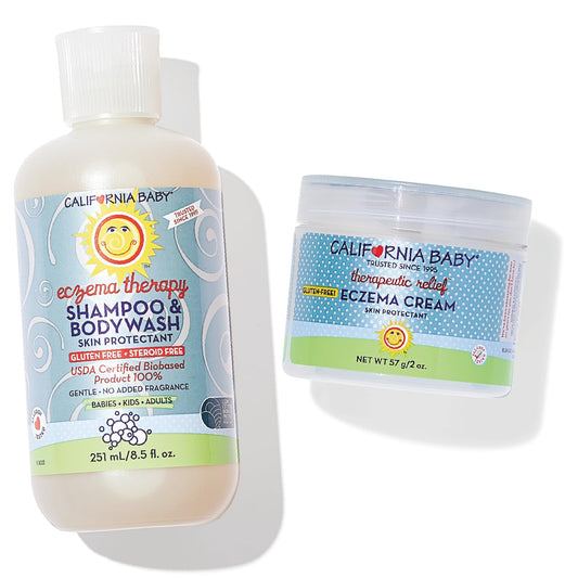 California Baby Eczema Cream 2oz bottle – oatmeal formula for gentle relief