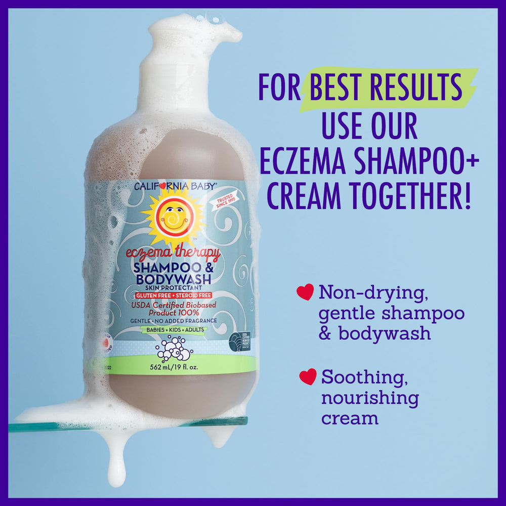 California Baby Eczema Routine – kid-friendly application after bath time
