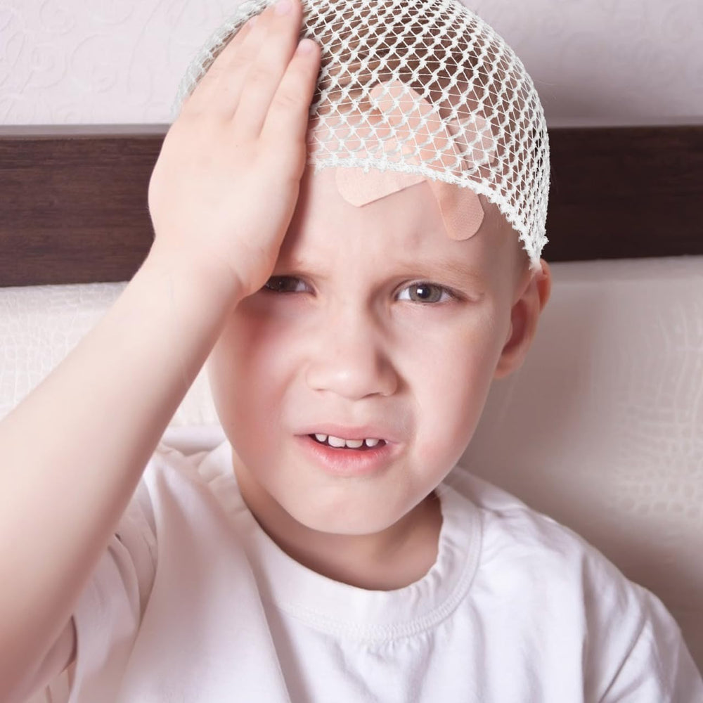 CALLARON elastic-fit head cap provides secure coverage for adults and kids.