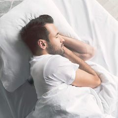 Clip-on upper back of shirt with Calma Whole Nights.