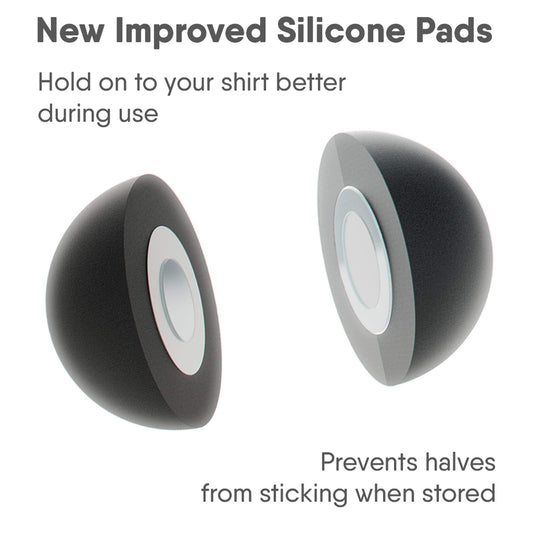 Calma Whole Nights clip-on upper back for shirts in action.