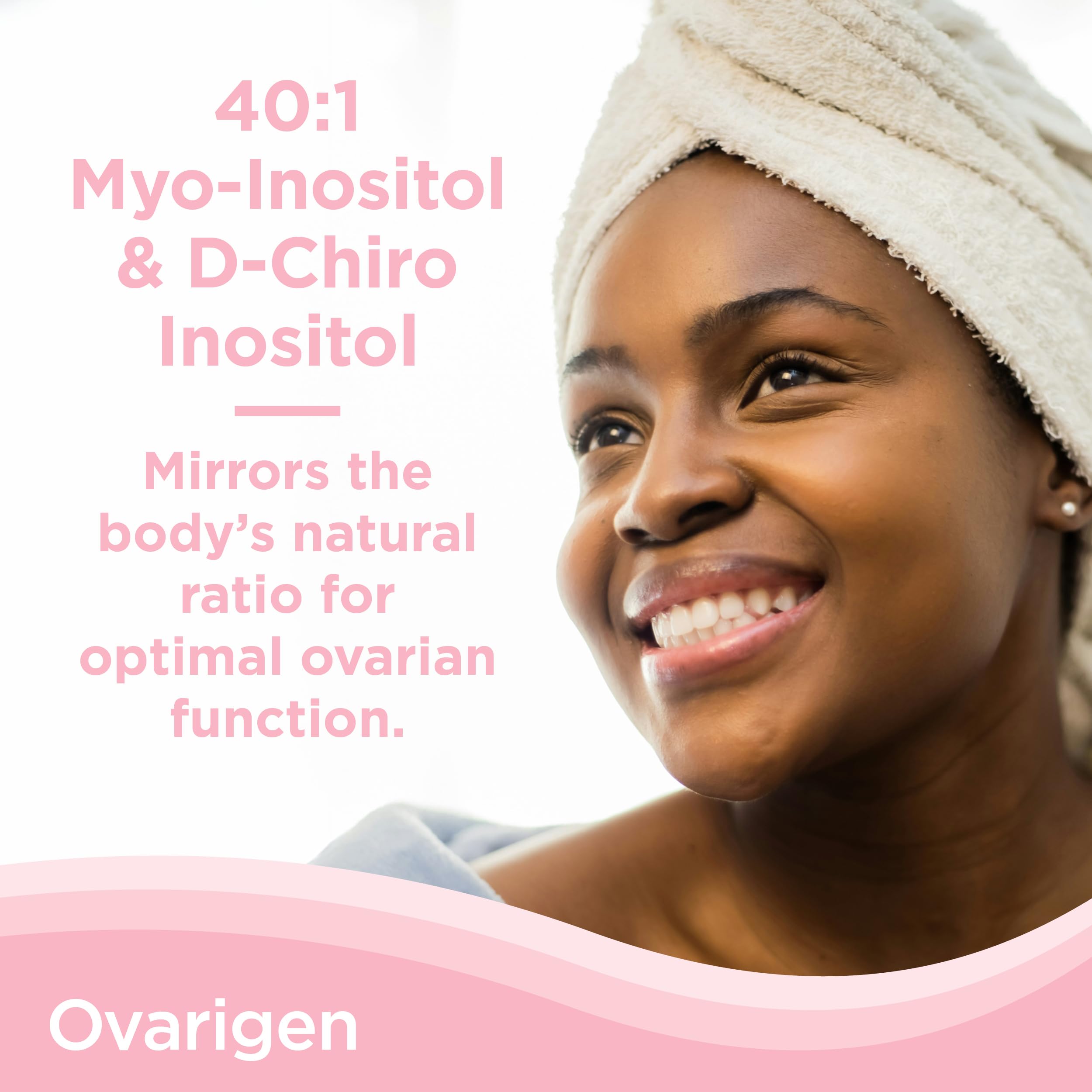CalmCo Ovarigen label closeup highlighting clean-label ingredients