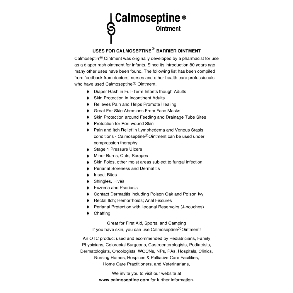 Calmoseptine pack of 12 tubes for family skincare protection.