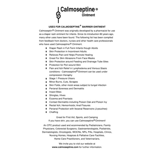 Calmoseptine pack of 12 tubes for family skincare protection.