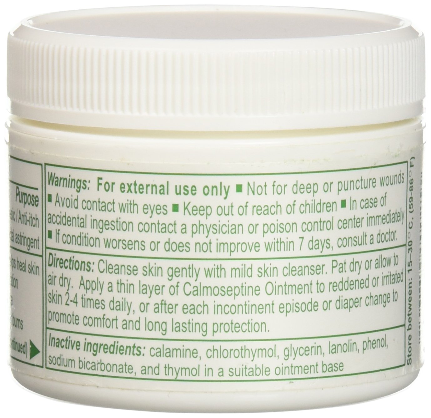 Calmoseptine jar with easy-grip design helps arthritic hands apply smoothly.