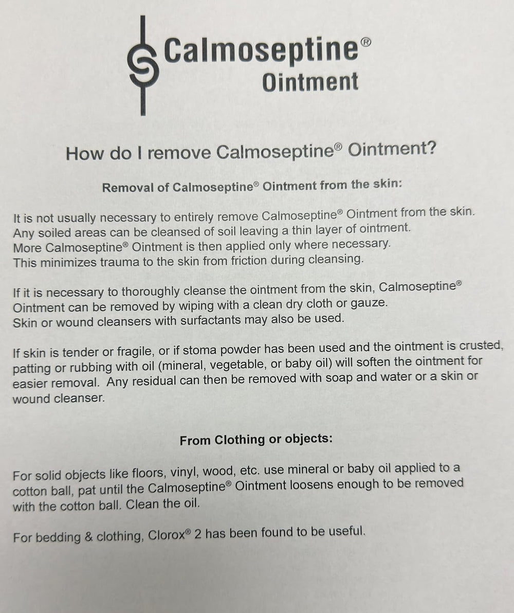 Calmoseptine used around feeding tube leakage for barrier protection.