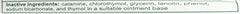 Calmoseptine ointment application on skin for gentle soothing effect