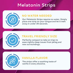 CALMOUR 30-pack sleep strips box, compact and travel-ready.