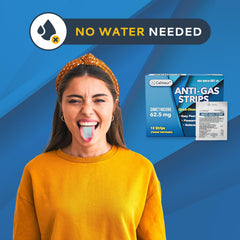 CALMOUR dissolvable oral strip packaging highlights 100-count convenience.