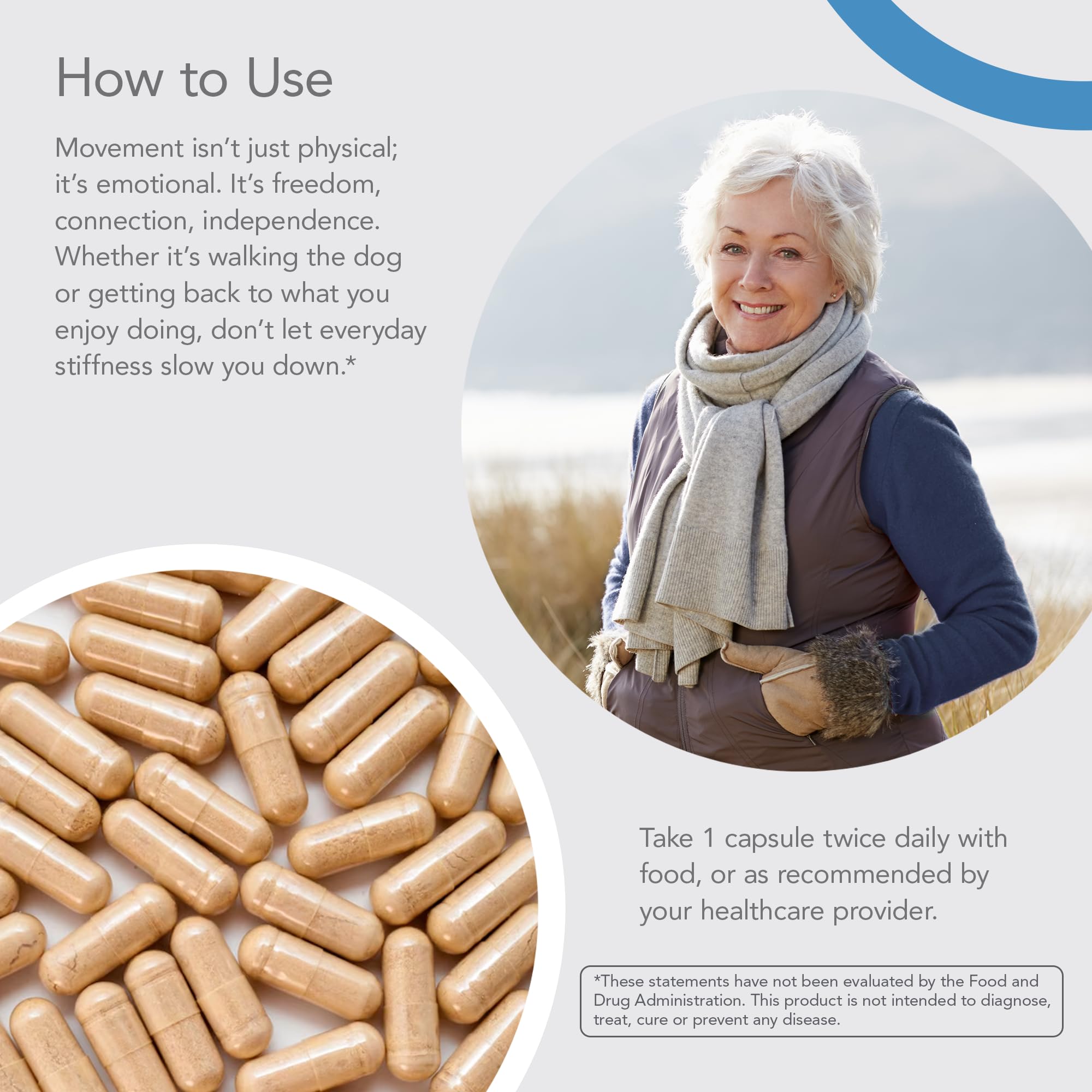 Cartigenix HP daily routine featuring morning and evening capsules.