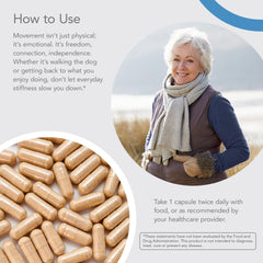 Cartigenix HP daily routine featuring morning and evening capsules.