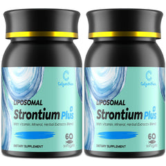 Calyverithion liposomal strontium citrate bottle for enhanced bone support