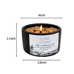CAMPHOME gift-ready coffee candle for coffee lovers and holidays.