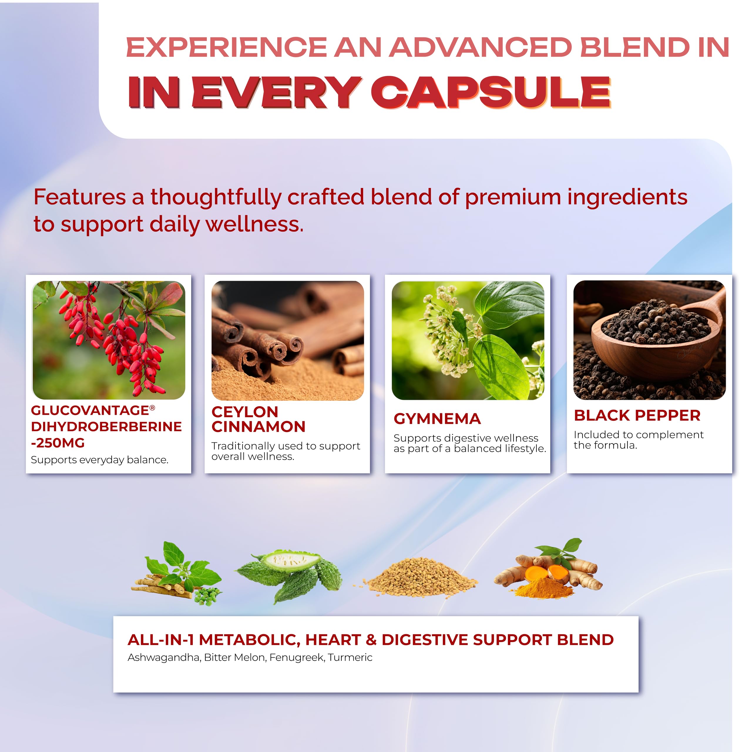 CAMVORA Digestive blend jar showcases ingredients for smoother digestion