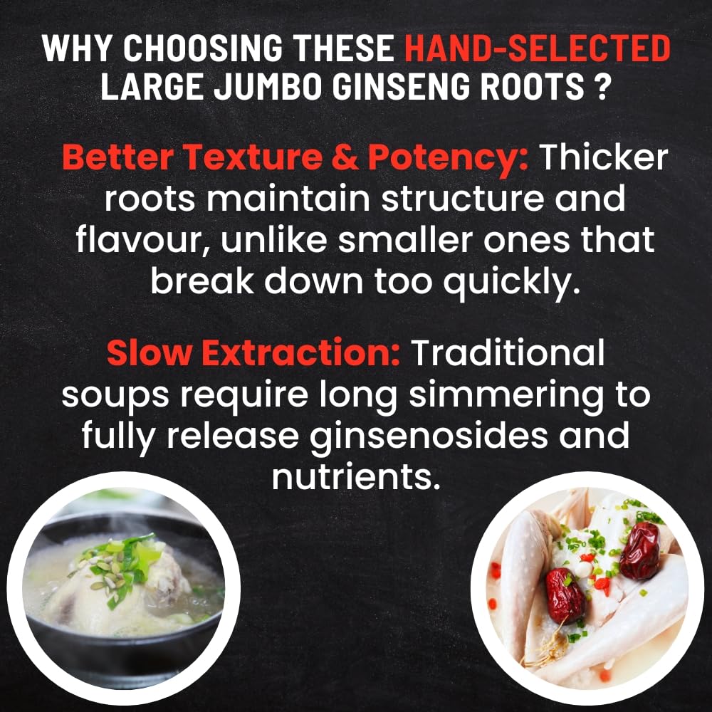 Canadian Vita ginseng root soup simmer readiness enhances broth depth.