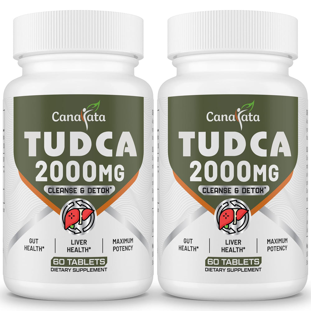 Canarata TUDCA 2000mg bottle front view signaling daily liver support