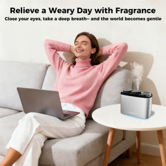 Candywell Diffuser metallic design adds modern elegance to decor.