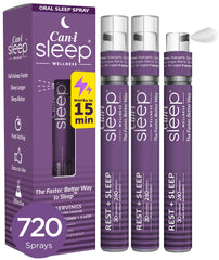 Cani Brands Feel Amazing Sleep Spray bottle ready to help shift workers sleep faster