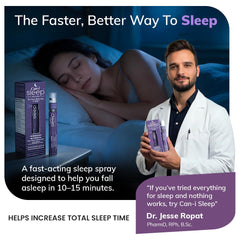 Cani Sleep melatonin GABA 5-HTP close-up shows calming blend for sleep