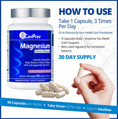 Ashwagandha root visual suggesting natural adaptogenic support from CanPrev.