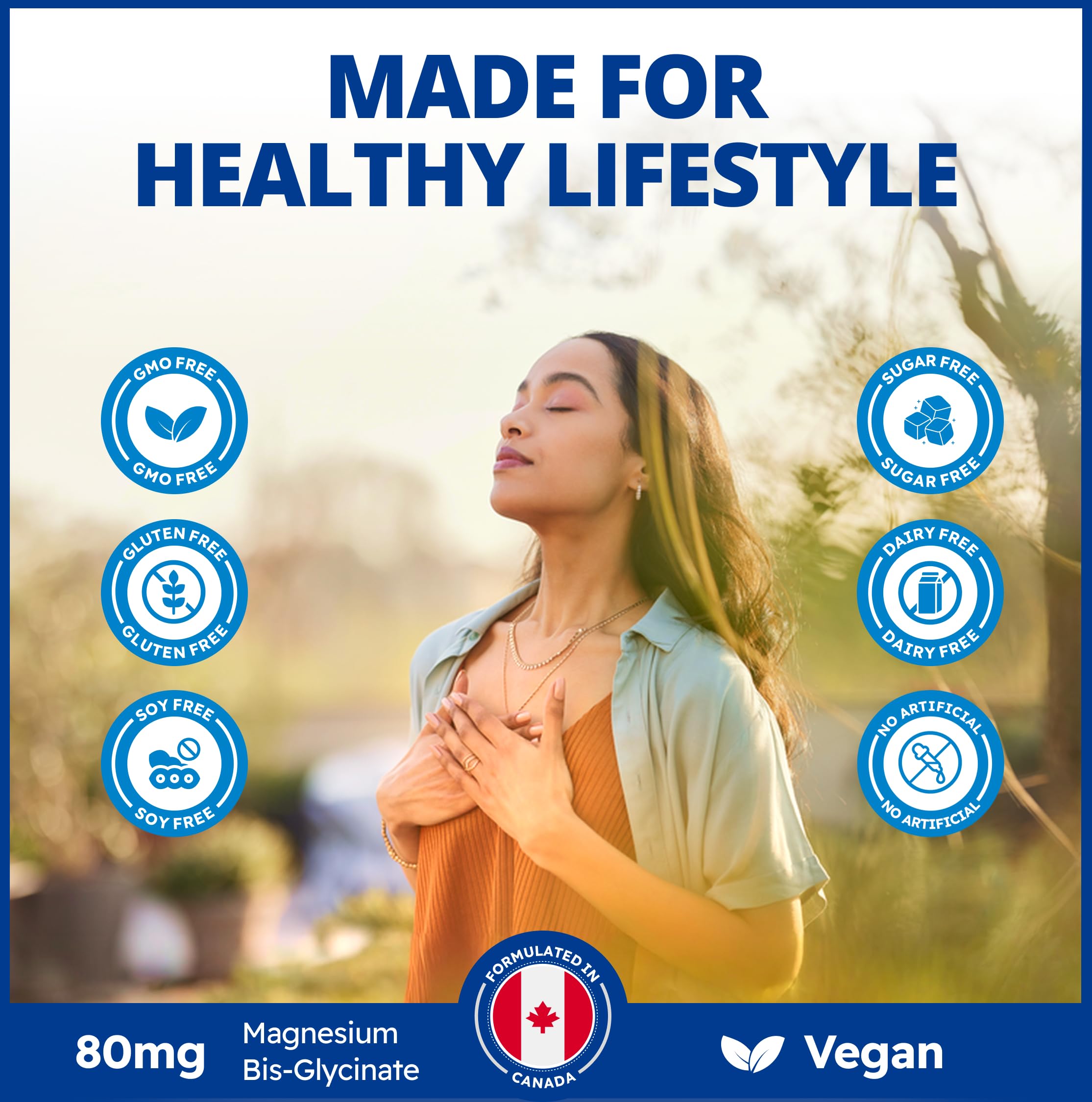 Icons for B5, B6 and Vitamin C emphasize energy and immune support from CanPrev.