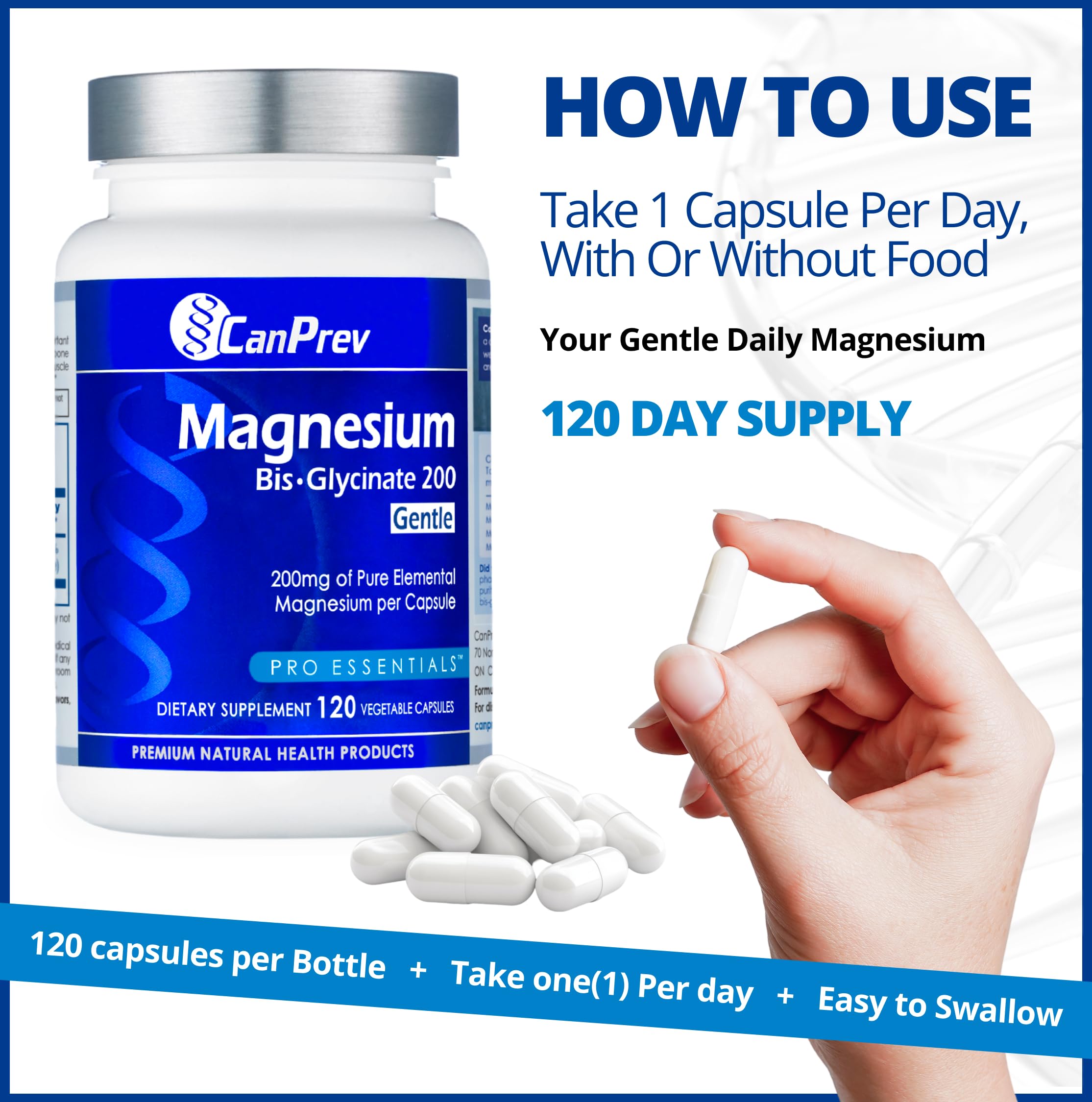 CanPrev 200mg bottle in bedroom scene suggesting nighttime calm