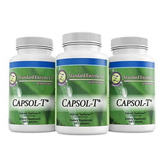 Capsol-T bottle with capsules ready for daily use.