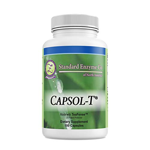 Capsol-T green tea extract capsule for caffeine-free energy support.