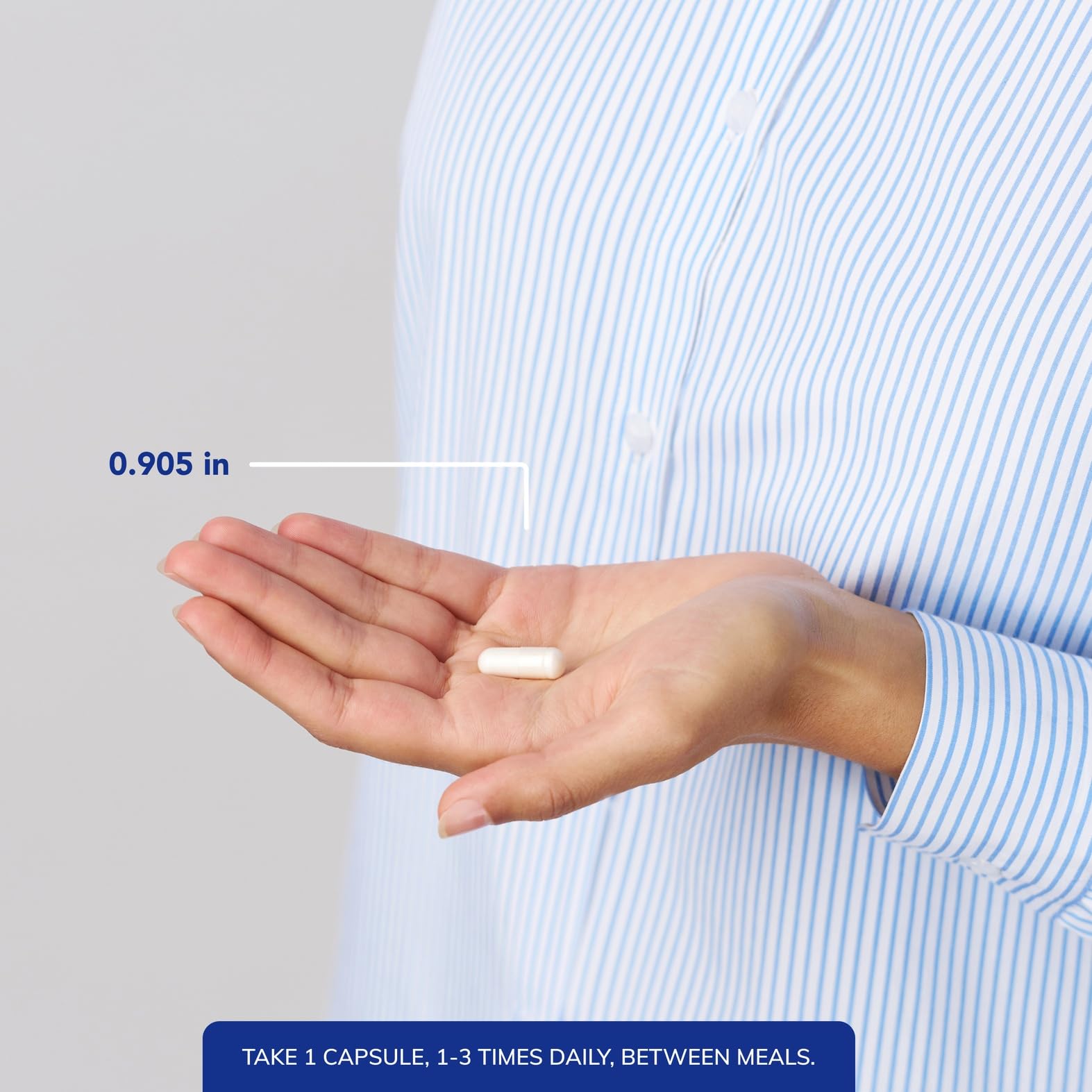 Capsules arranged on white background for easy daily use with Essential Amino Acids.