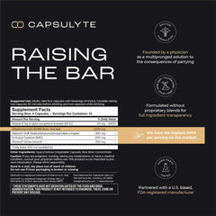 Capsulyte Pregame capsules close-up, easy-to-take dose for hydration and recovery.