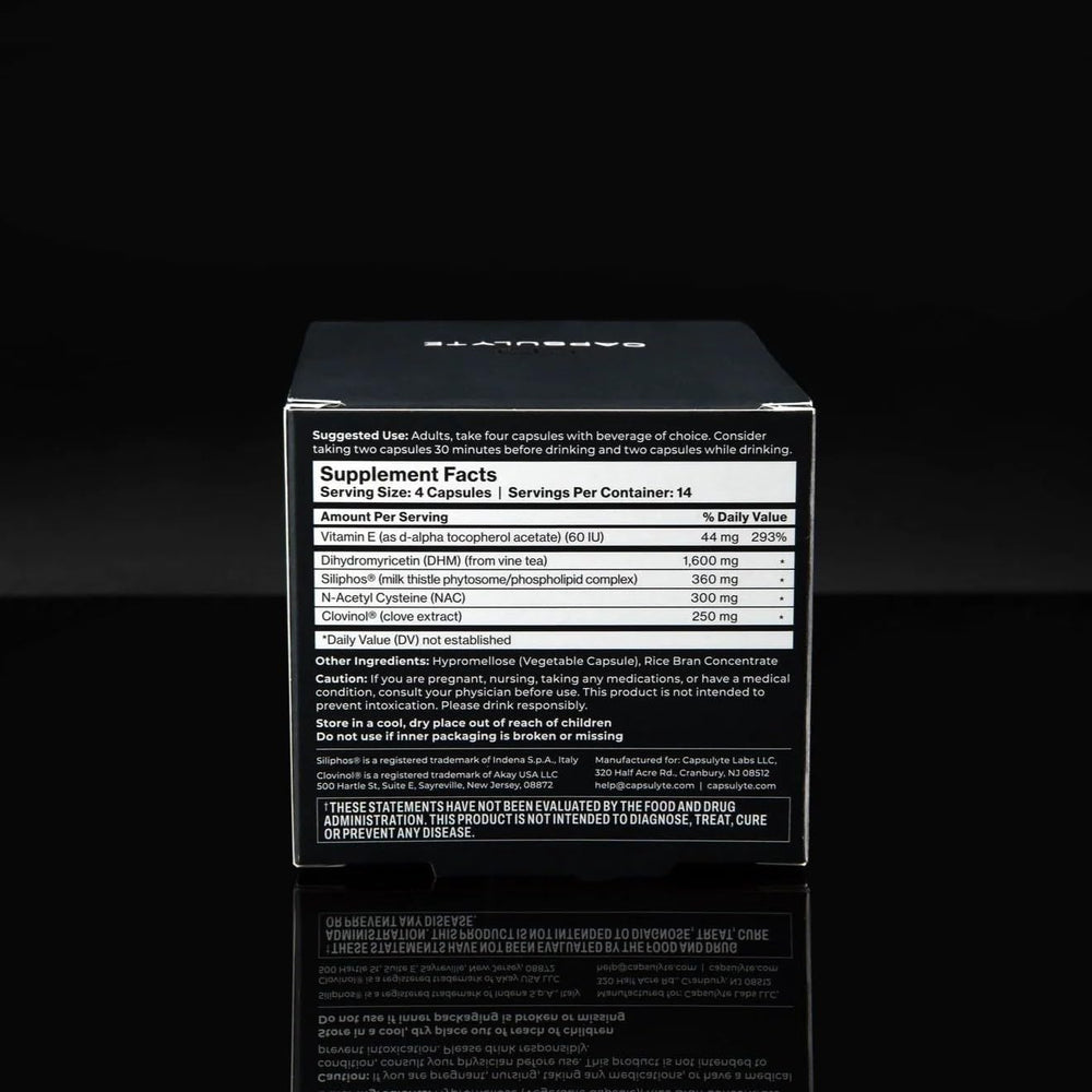 Capsulyte Pregame clovinol clove bud extract detail.