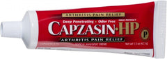 Capzasin HP applying cream on hand demonstrates convenient use during daily activities
