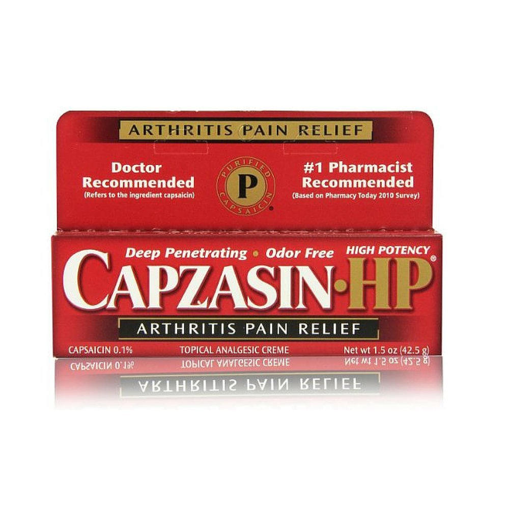 Capzasin HP Creme 1.5 oz tube; convenient pack of 3 for targeted topical use.