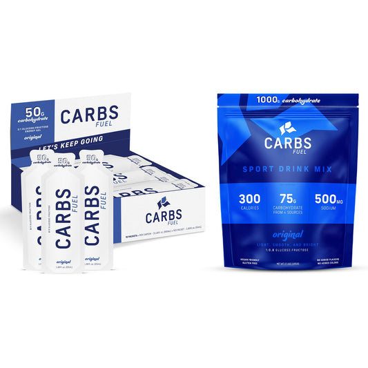 Carbs Fuel energy gel 50g pack for on-the-go fueling during runs