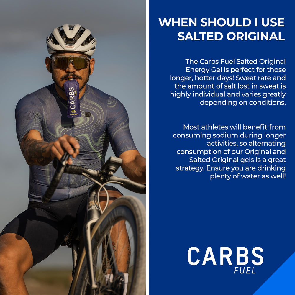 Thin, lightweight gel texture supports quick swallowing mid-ride.
