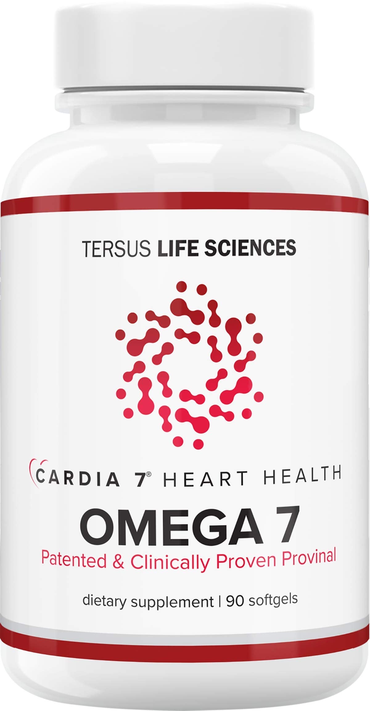 Cardia7 heart health omega-7 softgel bottle supports your daily supplement routine