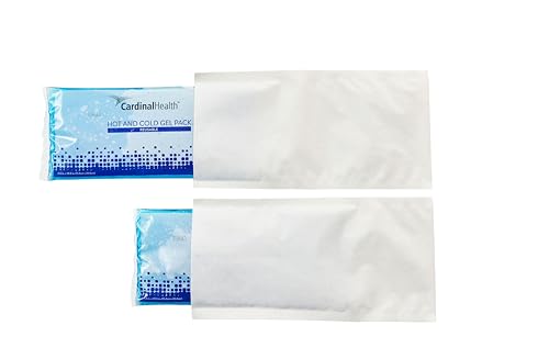 Cardinal Health gel pack being microwaved for warm therapy after activity.