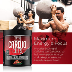 Cardio Cuts capsule close-up emphasizes convenient supplement form.