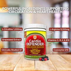 Cardio Defender premium S7 formula image conveys natural nitric oxide generation