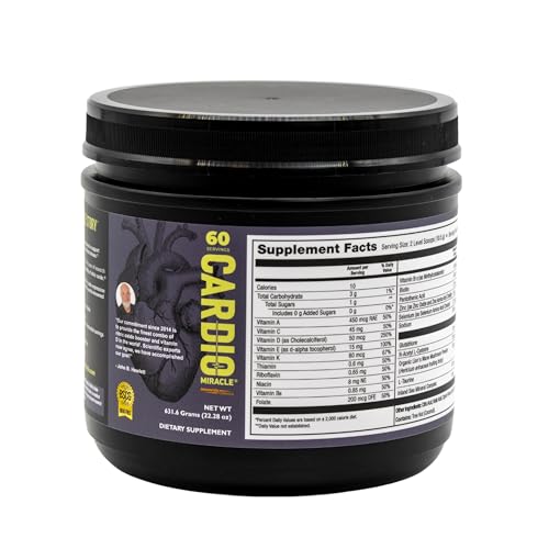 Cardio Miracle beet root powder scoop for easy daily mix.