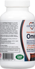 CardioTabs bottle opened with softgels ready to take