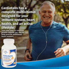 CardioTabs daily dosage instruction indicating one capsule per day
