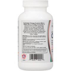 CardioTabs Omega-3 Lemon Minis bottle cap close-up