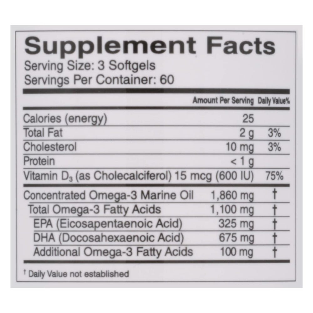 CardioTabs Omega-3 Lemon Minis pour shot showing small, easy-to-swallow capsules
