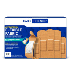 Care Science close-up shows the durable fabric ensuring secure adhesion.