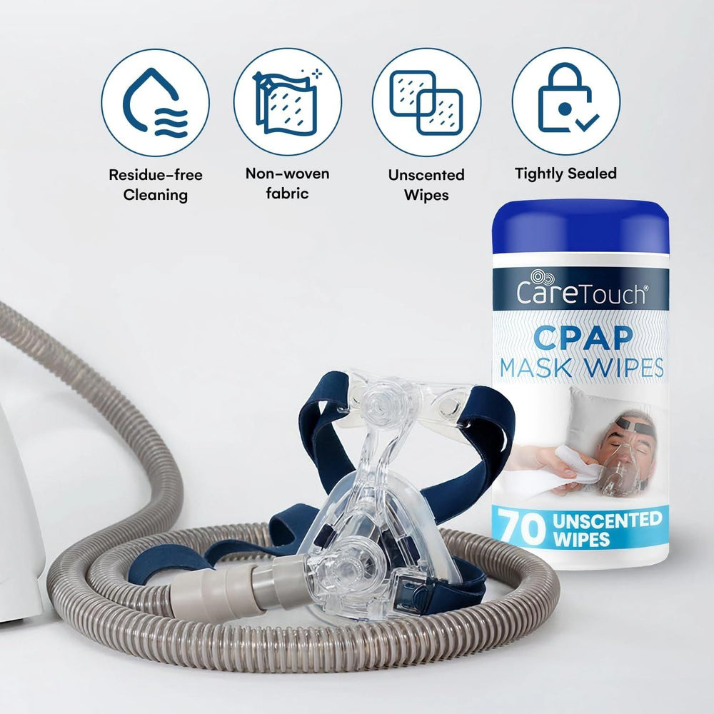 Care Touch CPAP Wipes 210 wipes total packaged for travel and home