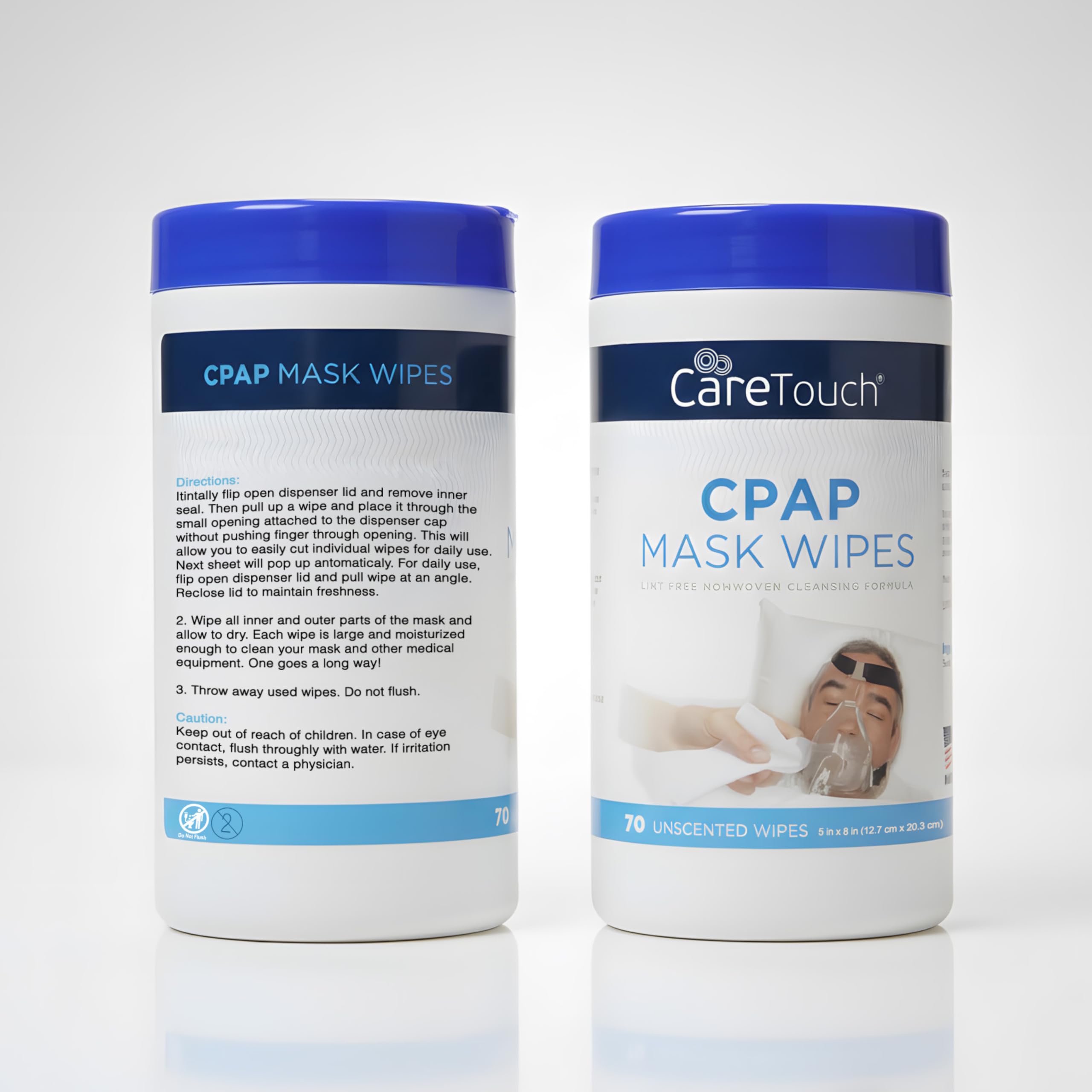 Care Touch CPAP Wipes for daily use and maintenance
