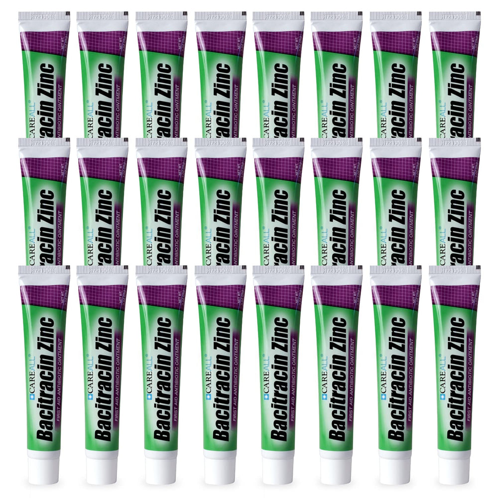 CareAll Bacitracin Zinc Ointment 1oz tube used for minor skin injuries