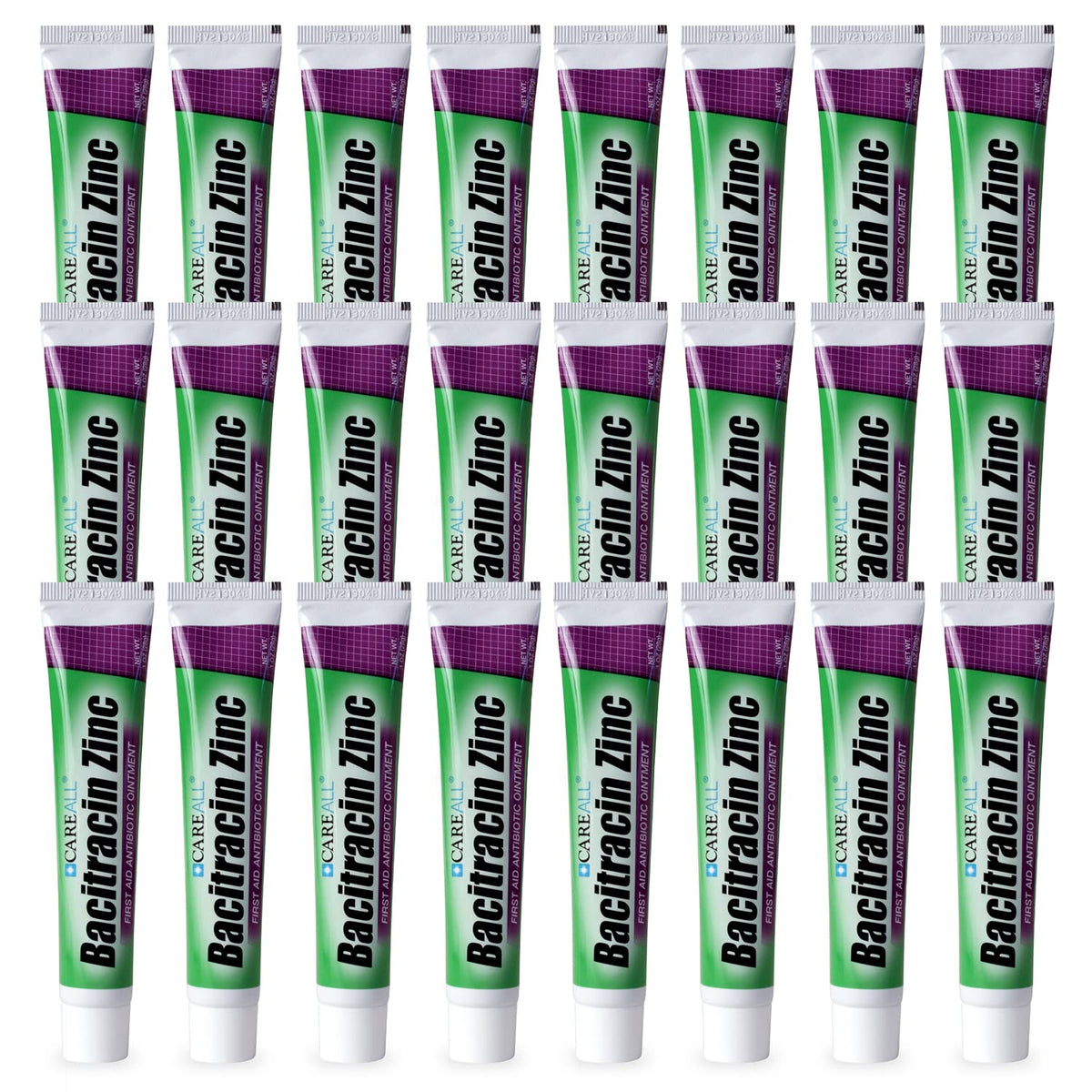 CareAll Bacitracin Zinc Ointment 1oz tube used for minor skin injuries