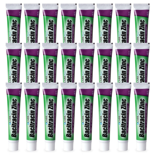 CareAll Bacitracin Zinc Ointment 1oz tube used for minor skin injuries